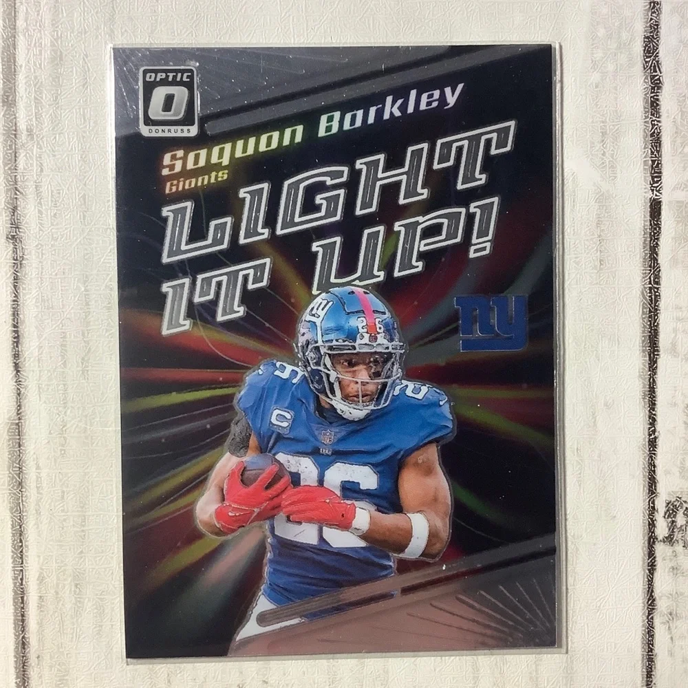 2023 Optic Saquon Barkley LIGHT IT UP #LU-SB Panini New York Giants Football
